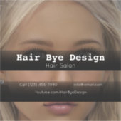 Hair Styling company vehicle advertentiebedrijf Sticker (Voorkant)