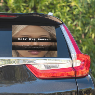 Hair Styling company vehicle advertentiebedrijf Sticker