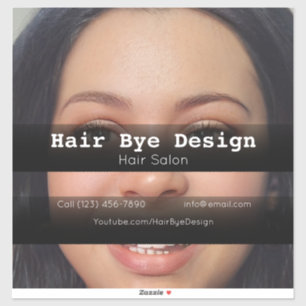 Hair Styling company vehicle advertentiebedrijf Sticker