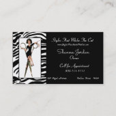 Hair Stylist African American Diva Visitekaartje (Voorkant)