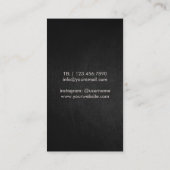 Hair Stylist  Antiek Scissor Barber Visitekaartje (Achterkant)