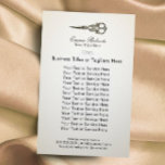 Hair Stylist Antiek Scissor  Hair Salon Flyer<br><div class="desc">Hair Stylist Antiek Scissor  Hair Salon Flyers.</div>