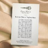 Hair Stylist Antiek Scissor  Hair Salon Flyer