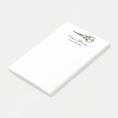 Hair Stylist Antiek Scissor  Hair Salon Post-it® Notes (Schuin)