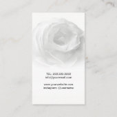 Hair Stylist Antiek Scissor & Roos Beauty Salon Visitekaartje (Achterkant)