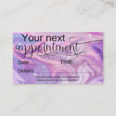 Hair Stylist Appointkaart Visitekaartje (Voorkant)