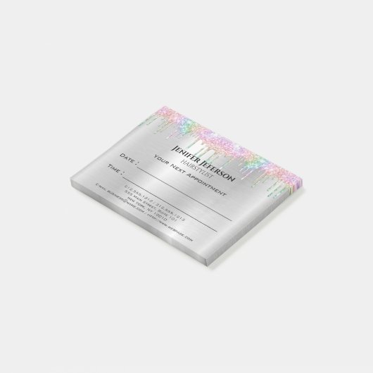 Hair Stylist Appointment Post-it® notes (Schuin)