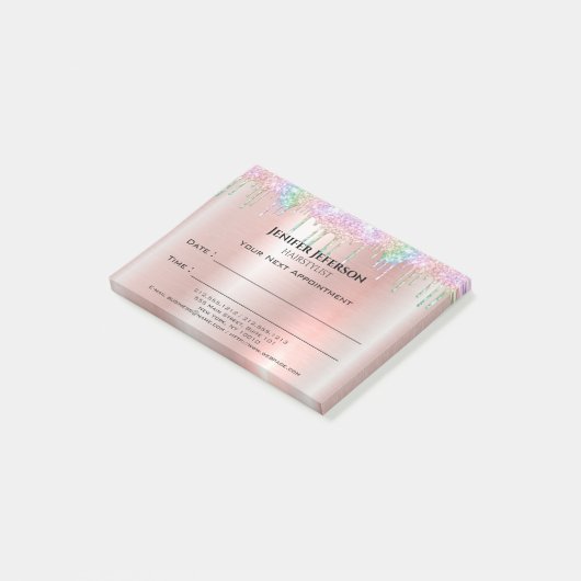 Hair Stylist Appointment Post-it® notes (Schuin)