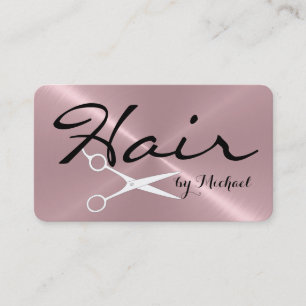 Hair Stylist Appointment Roestvrij staal Metaal #2 Afsprakenkaartje