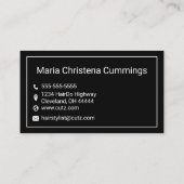 Hair Stylist - Barber Visitekaartje (Achterkant)