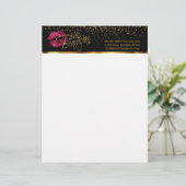 Hair Stylist Beautician Briefhoofd (Staand voorkant)