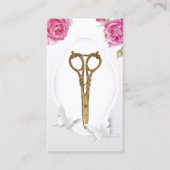 Hair Stylist Beauty Salon Butterflies & Flowers Visitekaartje (Voorkant)