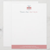 Hair Stylist Beauty Salon letterhead Briefhoofd Sjabloon (Voorkant / Achterkant)