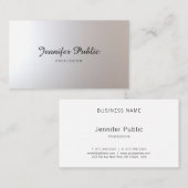 Hair Stylist Beauty Salon Script Graceful Glamour Visitekaartje (Voorkant / Achterkant)