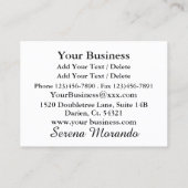 Hair Stylist - Beauty Shop - Salon Visitekaartje (Achterkant)