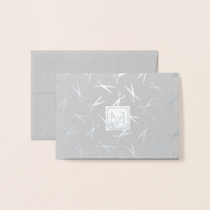 Hair Stylist Bedankt Folie Kaarten