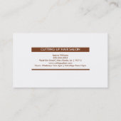 Hair Stylist (Beste onderscheiding van vandaag) Visitekaartje (Achterkant)