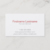 Hair Stylist Black en White Stripes Visitekaartje (Achterkant)