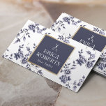 Hair Stylist  Blue Floral Elegant Salon Visitekaartje<br><div class="desc">Hair Stylist  Blue Floral Elegant Hair Salon Visitekaartjes.</div>