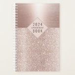 Hair Stylist Blush Roos Gold Glitter Appointment Planner<br><div class="desc">Haar Stylist Blush Roos Gold Glitter Salon Appointment Planner.</div>