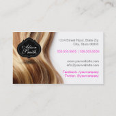 Hair Stylist Business Card Visitekaartje (Achterkant)