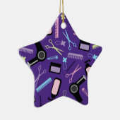 Hair Stylist Cadeauidee Keramisch Ornament (Rechts)