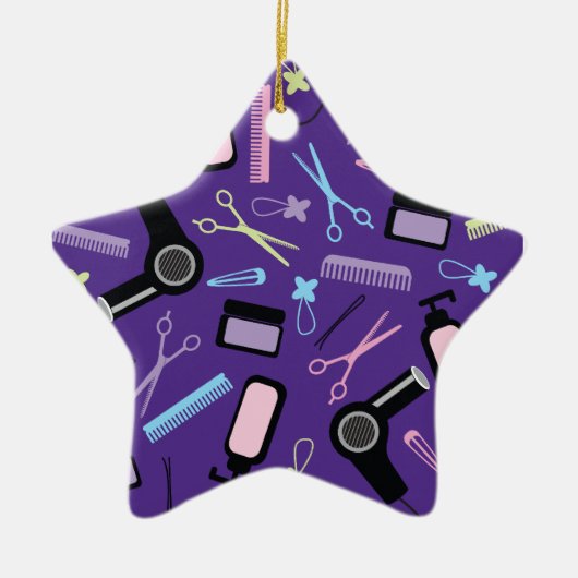 Hair Stylist Cadeauidee Keramisch Ornament (Voorkant)