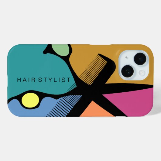 Hair Stylist Case-Mate iPhone Case (Achterkant (horizontaal))