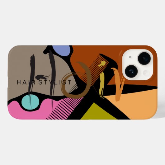 Hair Stylist Case-Mate iPhone Case (Achterkant (horizontaal))
