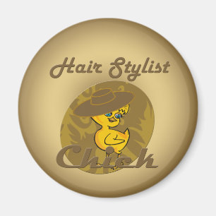 Hair Stylist Chick #6 Magneet