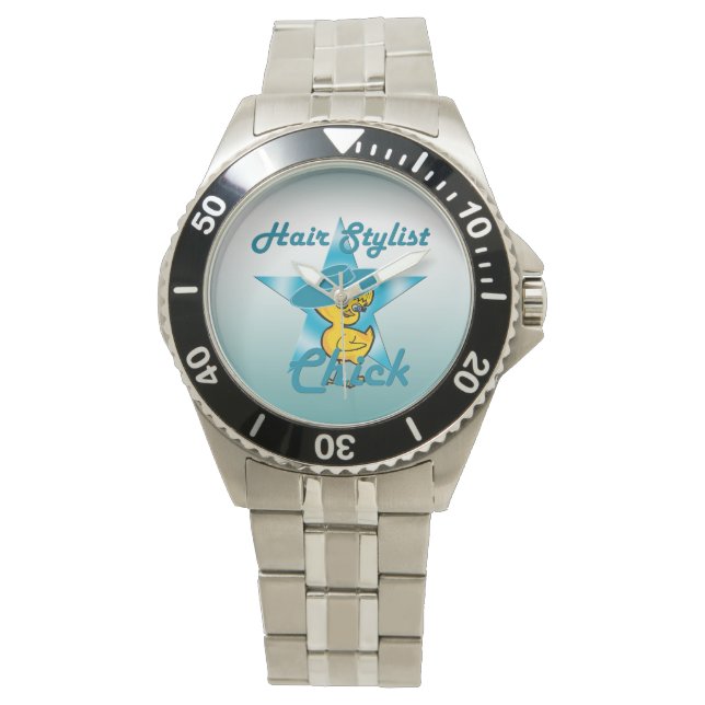 Hair Stylist Chick #7 Horloge (Voorkant)