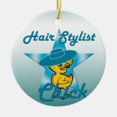Hair Stylist Chick #7 Keramisch Ornament (Voorkant)
