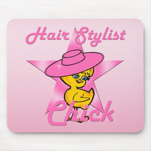 Hair Stylist Chick #8 Muismat (Voorkant)