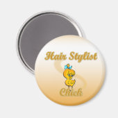 Hair Stylist Chick Magneet (Voorkant / Achterkant)