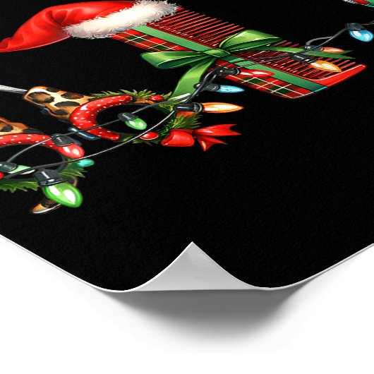 Hair Stylist Christmas Hairdresser Licensed Hairas Poster (Hoek)