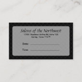 Hair Stylist Custom Card - Jamie Eason Afsprakenkaartje (Achterkant)