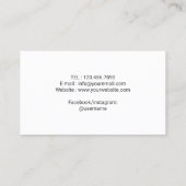 Hair Stylist Cute Pink Hair Hairdresser Visitekaartje (Achterkant)