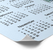 Hair Stylist Design 2026 Calendar Poster (Hoek)