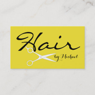 Hair Stylist Elegant Dandelion Achtergrond Visitekaartje