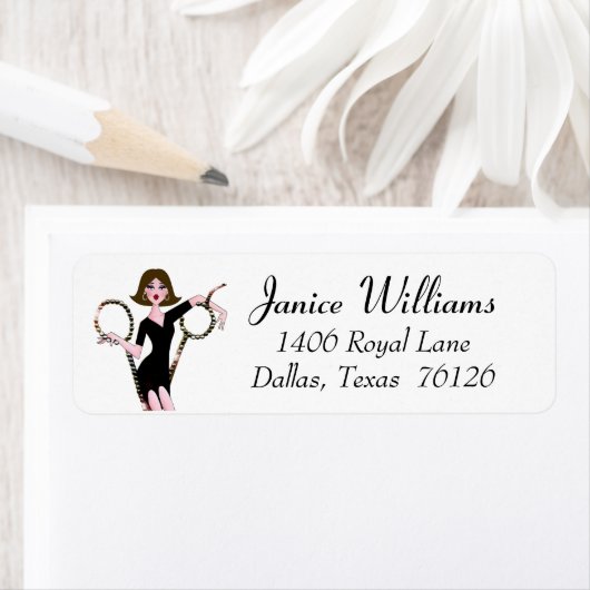 Hair Stylist- en Craty Diva-etiketten Etiket (Insitu)