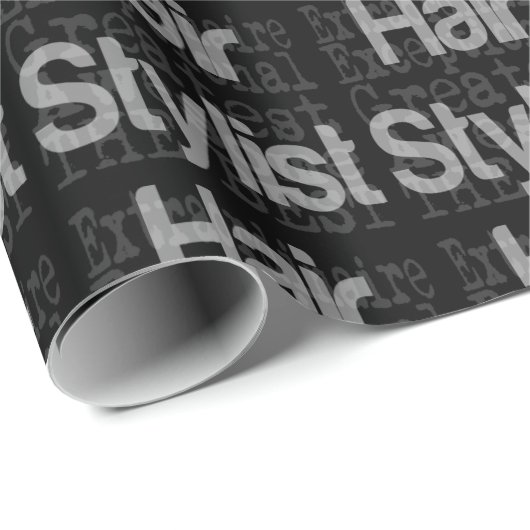 Hair Stylist Extraordinaire Cadeaupapier (Rol Hoek)