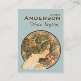 Hair Stylist Flowers Beauty CC0644 Visitekaartje