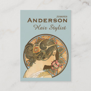 Hair Stylist Flowers Beauty CC0644 Visitekaartje