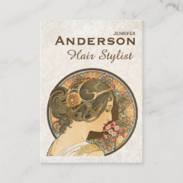 Hair Stylist Flowers Beauty CC0766 Visitekaartje