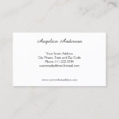 Hair Stylist Glitter Bobby Pin Visitekaartje (Achterkant)