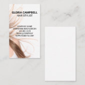 Hair Stylist | Haar in de wind Visitekaartje (Voorkant / Achterkant)