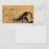 Hair stylist haarstaarster  stijlvol visitekaartje (Voorkant / Achterkant)