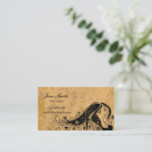 Hair stylist haarstaarster  stijlvol visitekaartje (Staand voorkant)