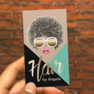 Hair Stylist   Hair Salon   Beauty Girl Modern Visitekaartje