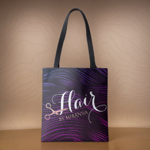 Hair Stylist Hairdresser Beauty Roos Gold Scissors Tote Bag